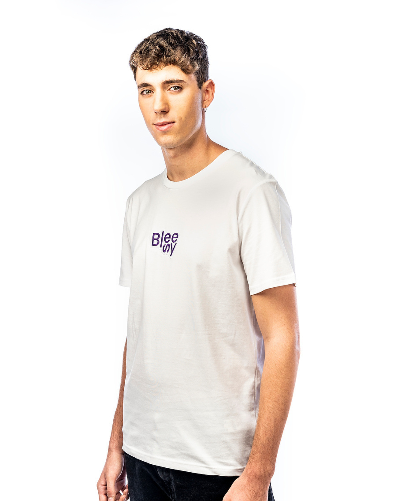 Camiseta Classic - White Purple